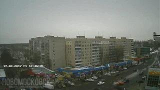 TimeLapse 2017 02 17 Новомосковск, Украина