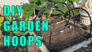 Cheap & Easy DIY Garden Hoops Tutorial