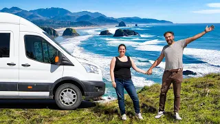 Our first days on the Oregon Coast Road! (Van life USA)