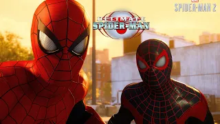 Marvel's Spider-Man 2 spidermen chases the lizard with ultimate suits
