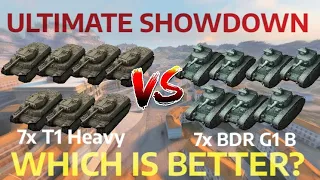 7x T1 Heavy VS 7x BDR G1 B - SHOWDOWN (Who’s The Better Tier 5 Heavy?) | WOT BLITZ