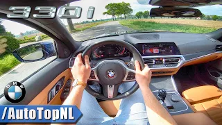 2019 BMW 3 Series G20 330i Sport Line POV Test Drive by AutoTopNL