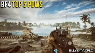 Battlefield 4 (PS4) - Top 5 Personal Defense Weapons IMO (BF4 PDW Gameplay)