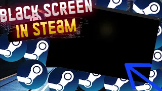 Чёрный экран steam после выхода из аккаунта / Чёрный экран вход в аккаунт стим