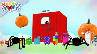 Dia das Bruixas na Terra dos Números! 🎃 Número Mágico 👻 Contando até 1.000.000 | @numberblocks_pt