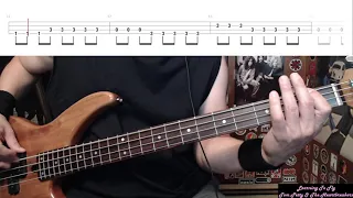 Learning To Fly by Tom Petty and the Heartbreakers - Bass Cover with Tabs Play-Along