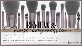 BH Cosmetics Lavish Elegance brush set review