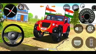 Dollar (Song) Modified Mahindra Red Thar😈|| Indian Cars Simulator 3D || Android Gameplay