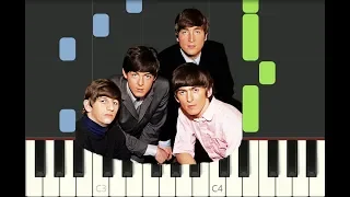 EASY piano tutorial "YESTERDAY" the Beatles, with free sheet music (pdf)