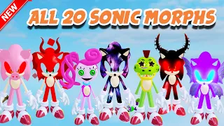 NEW - Find The Sonic Morphs - *ALL 20 BADGES* - ROBLOX