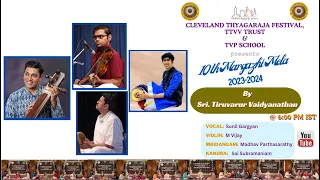 Concert 10 | TTVV Trust & TVP School | 10th Margazhi Music Mela | VOCAL:  Sunil Gargyan