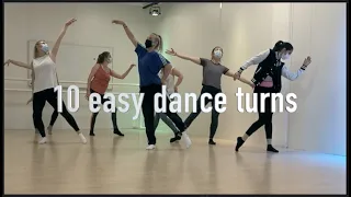 10 easy dance turns