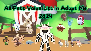 All Pets Value List in Adopt Me (2024)