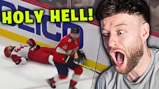 SOCCER FAN REACTS: BIGGEST NHL HITS FROM THE 2022-2023 SEASON!
