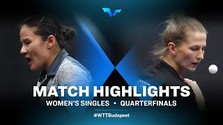 Yang Xiaoxin vs Olga Vorobeva | WTT Contender Budapest 2021 (1/4)