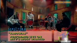 Sepultura Kaiowas live on MTV's most wanted