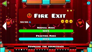 Fire Exit All Coins - Geometry Dash DeeperSpace