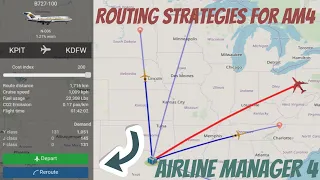 SUPER EFFECTIVE Route Strategies for Airline Manager 4 | How do I choose the best routes? | Ep 2