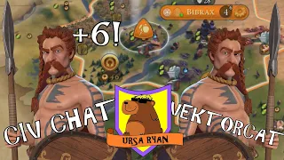 3 vs 2 - Defeating 3 Romes as Gaul with VektorCat! Civ Chat #1