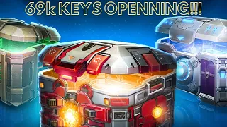 69K BLACK MARKET KEYS OPENNING !!! #warrobots #opening