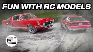 RC Hooning! Burnouts and Donuts in Slow Motion with Super Scale RC Models Put to the Test