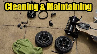 How we clean and maintain our belt drive electric skateboards  - Do's and Don't eskate maintenance