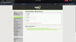 DVWA Brute Force with Burp Suite and Hydra Methodology