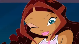 Aisha practises her dance routine in her bedroom | Winx Club Clip