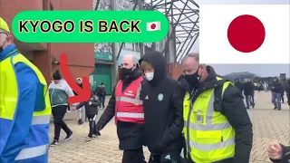 KYOGO Furuhashi ARRIVING AT CELTIC PARK BEFORE THE DUNDEE GAME 古橋 亨梧 🇯🇵🇯🇵