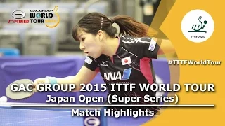 Japan Open 2015 Highlights: MORI Sakura vs LIN Chia Hui (Qualification Group)