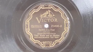 Nero - "Fats" Waller & His Rhythm - Victor 25498-B