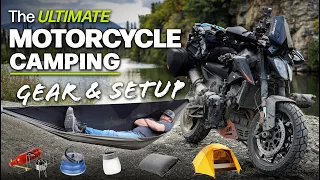 The Ultimate Motorcycle Camping Gear Setup