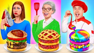 Me vs Grandma Cooking Challenge | Funny Food Situations by TeenDO Challenge