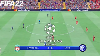 FIFA 22 | Liverpool vs Inter Milan - Champions League - Full Match & Gameplay