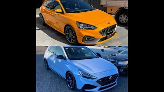 2020 i30N vs 2020 Focus ST - battle of the manual HOT HATCH!