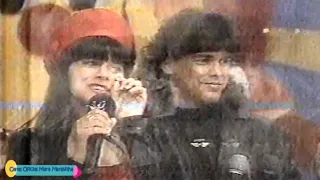 Primeira aparição de Zezé Di Camargo e Luciano na TV Brasileira 11/06/91 (Show Maravilha)