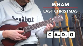 Last Christmas Wham ukulele lesson chords tutorial how to play easy 4 chords Andy