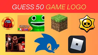 Guess the Game Logo in 3 Seconds | 50 Famous Logos | Logo Quiz 2024