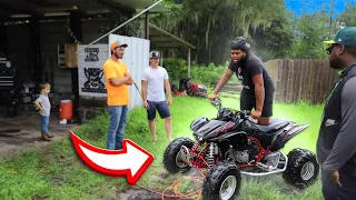 Finding His DREAM QUAD On FACEBOOK For $1500! **BARN FIND**