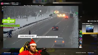 ceh9 смотрит видео, в котором водитель избивает пешеходов-нарушителей