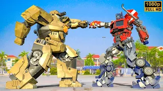 Transformers: Rise of The Beasts - Optimus Prime vs Tank Robot | Paramount Pictures [HD]