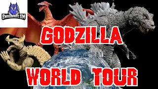 Godzilla vs Fire Rodan & Anguirus (Godzilla World Tour 4) Stop Motion