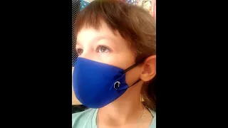 Детская маска для лица многоразовая, для школы. Как сшить маску + ВЫКРОЙКА! Мастер-Класс.