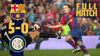 FULL MATCH: BARÇA 5 - 0 INTER (2007) with RONALDINHO, MESSI, ETO'O...