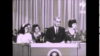 LBJ Announces His Vice President