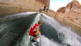 GoPro Awards: College Team Wakeboard Tricks on Lake Powell