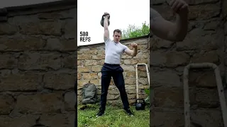 ANDROID work capacity - 32 kg kettlebell snatch 100 x 5 in two hours