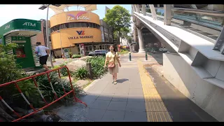 【4K】 Walking around Samsennai, Bangkok. (Pradiphat Road - Phaholyothin Road - La Villa Ari).