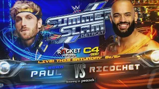 WWE 2K23 Logan Paul vs Ricochet SummerSlam Prediction Highlights