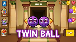 TWIN BALL SKIN in Red and Blue Puzzle : Twin Color Ball with Voice .